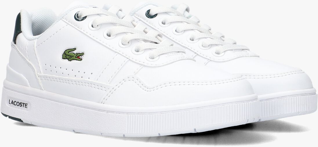 LACOSTE witte lacoste lage sneakers t-clip j