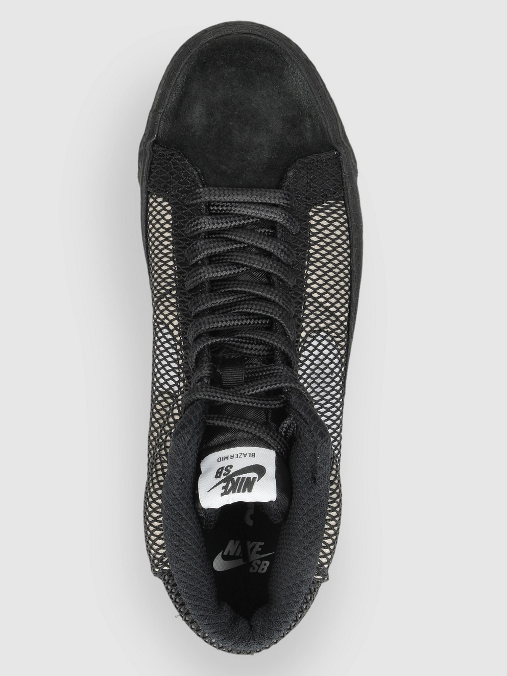 Nike Zoom Blazer Mid Premium Skate Shoes white/black/white/black