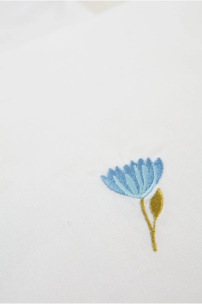 FLEUR brodert putetrekk