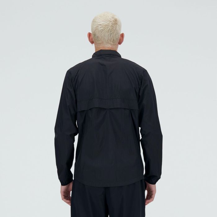 New Balance Herre Jakker Athletics Packable Run Jacket Sort