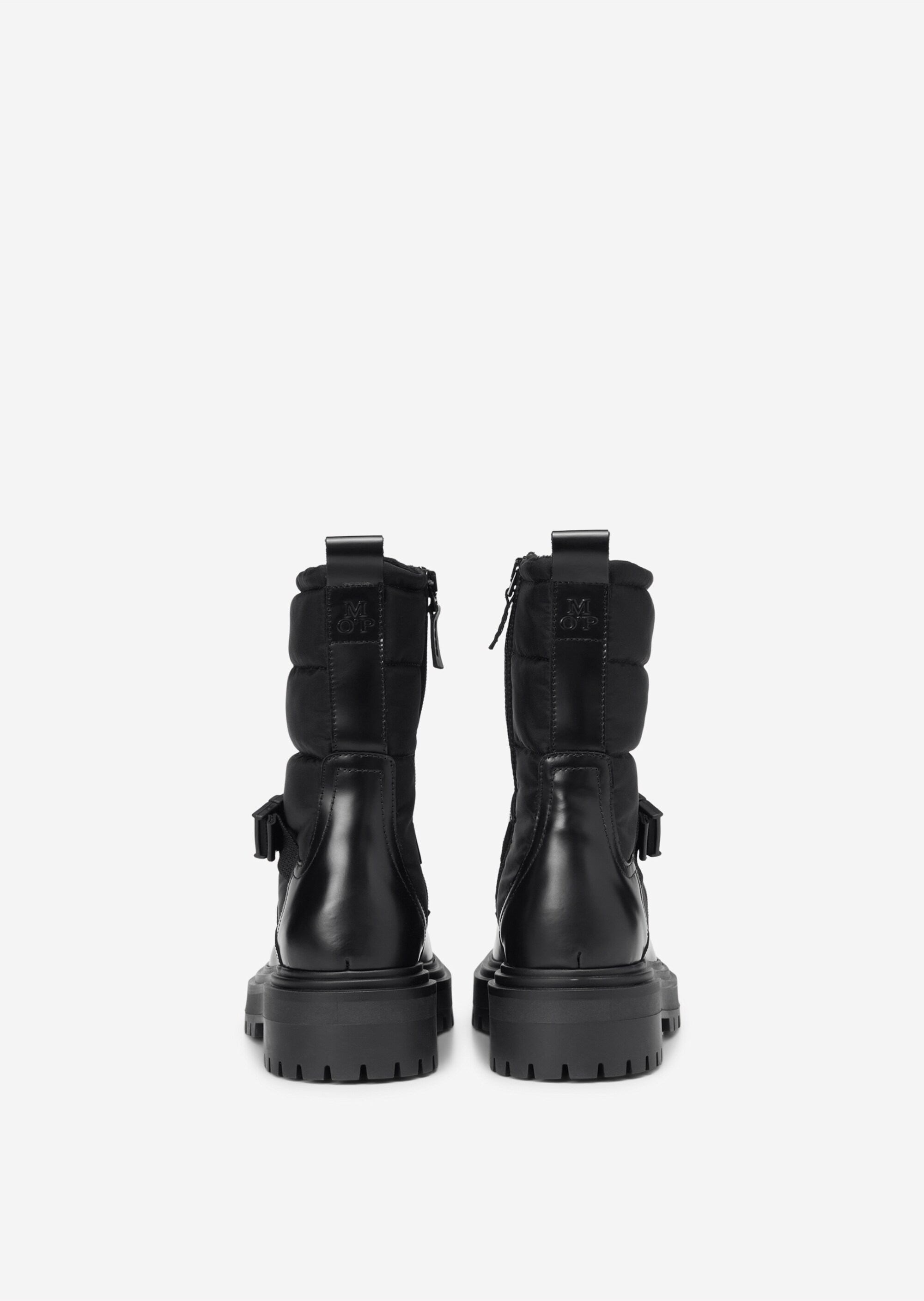Zipper-Stiefel mit verstellbarem Riemen