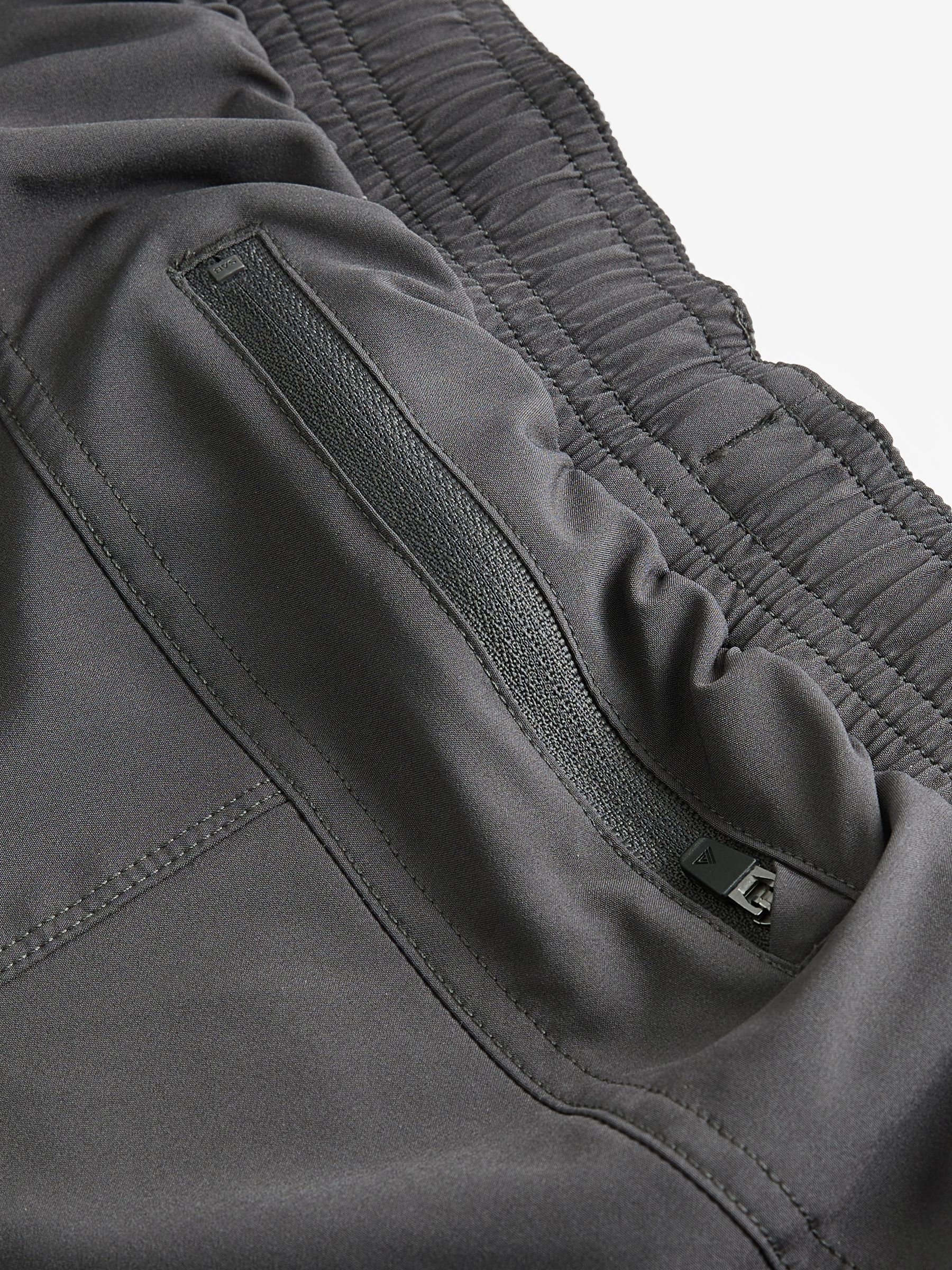 Leisteen grijs - 5 inch - Active sportschoolshort