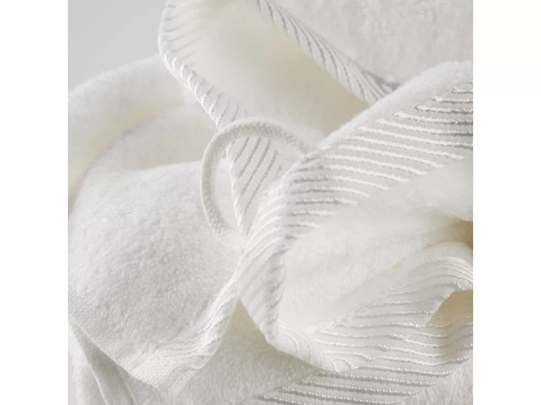 Serviette de Bain en Bambou Blanc Moyen 50x90 - Absorbante