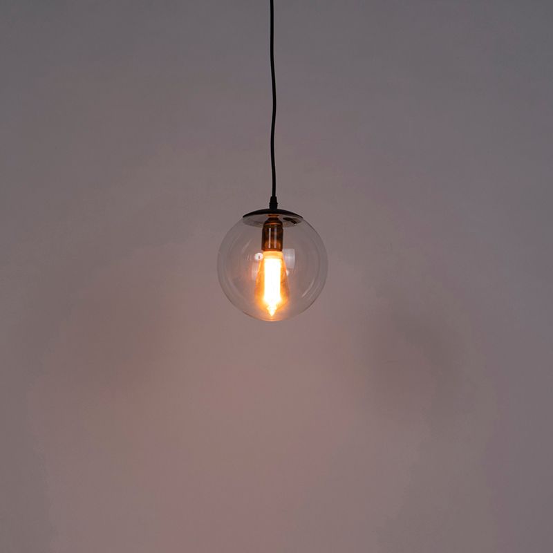 Moderne hanglamp transparant 20 cm - Pallon