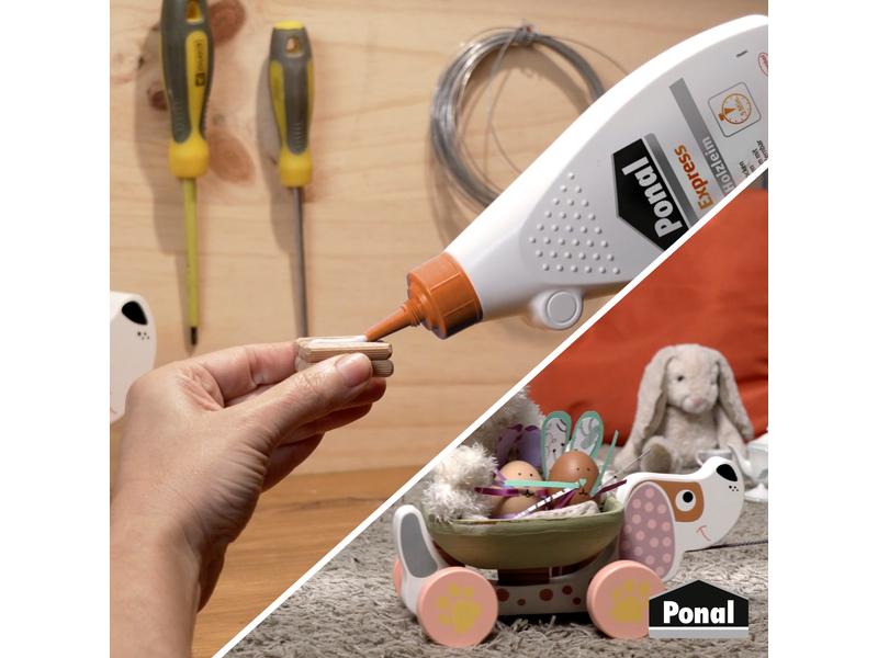 Ponal Holzleim Express 120 g, Weiss Holzkleber