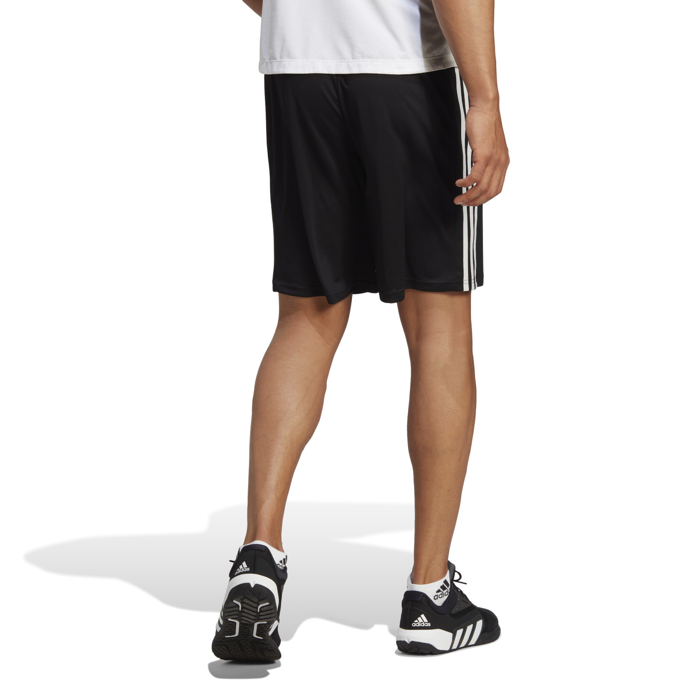Adidas Essentials 3-Stripes Trainingsbroekje Zwart Wit