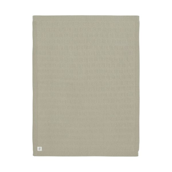 Jollein Grain Knit Ledikantdeken - Olive Green