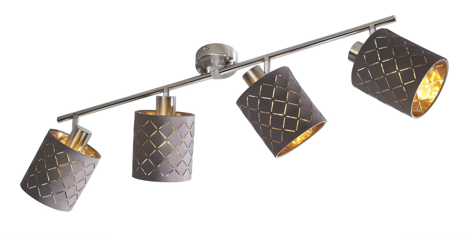 casaNOVA Retrofit Deckenlampe CHARMING 4 Spots cappuccino