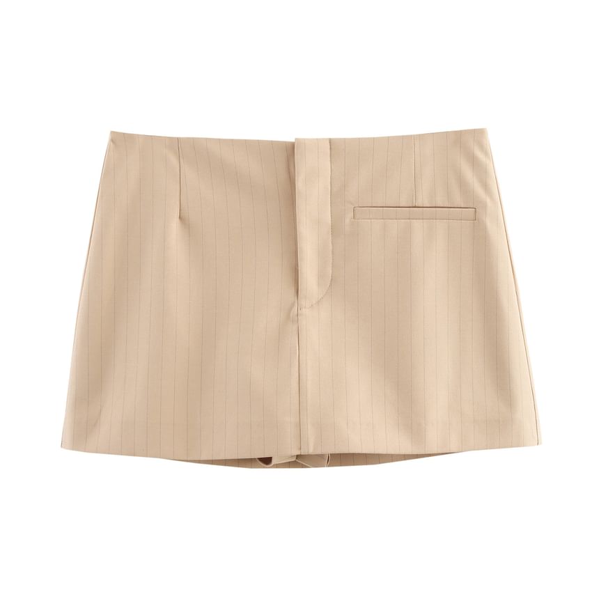 Cumulys - Effen cami-top / mini-kokerrok met middelhoge taille