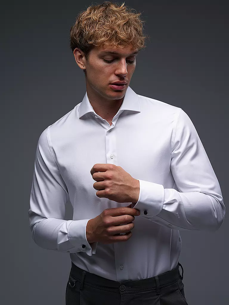 PROFUOMO Business Hemd weiss