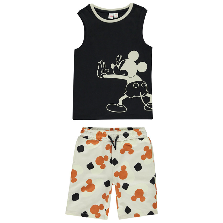Ensemble court 2 pièces Mickey  pour garçon