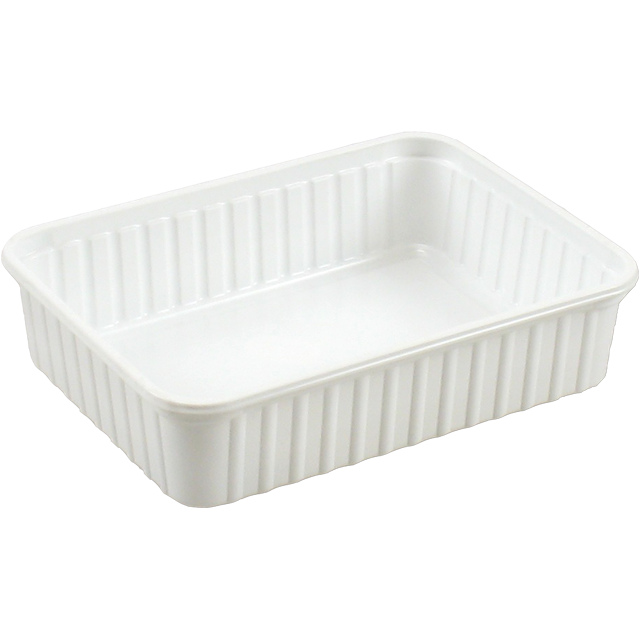 Bak, PS, 500ml, kilobak, 180x135x45mm, wit