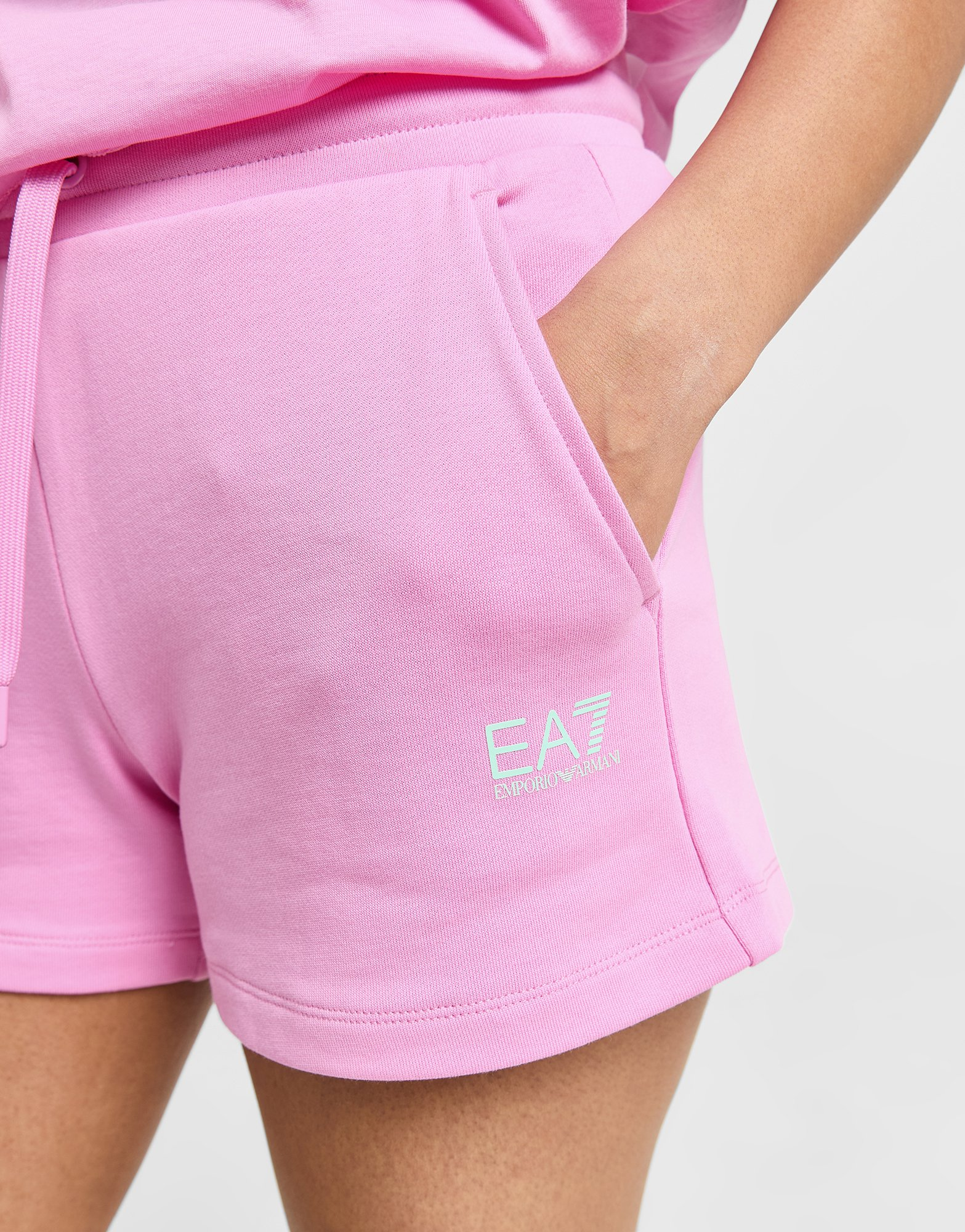 Emporio Armani EA7 Short Logo Fleece Femme
