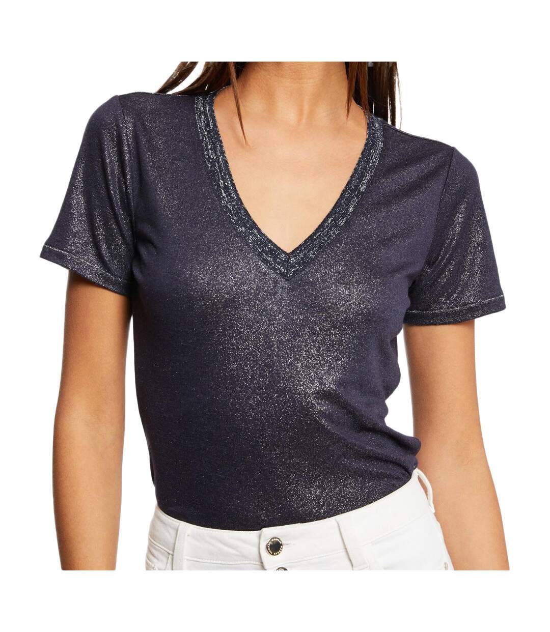 T-shirt Marine Femme Morgan Diwan