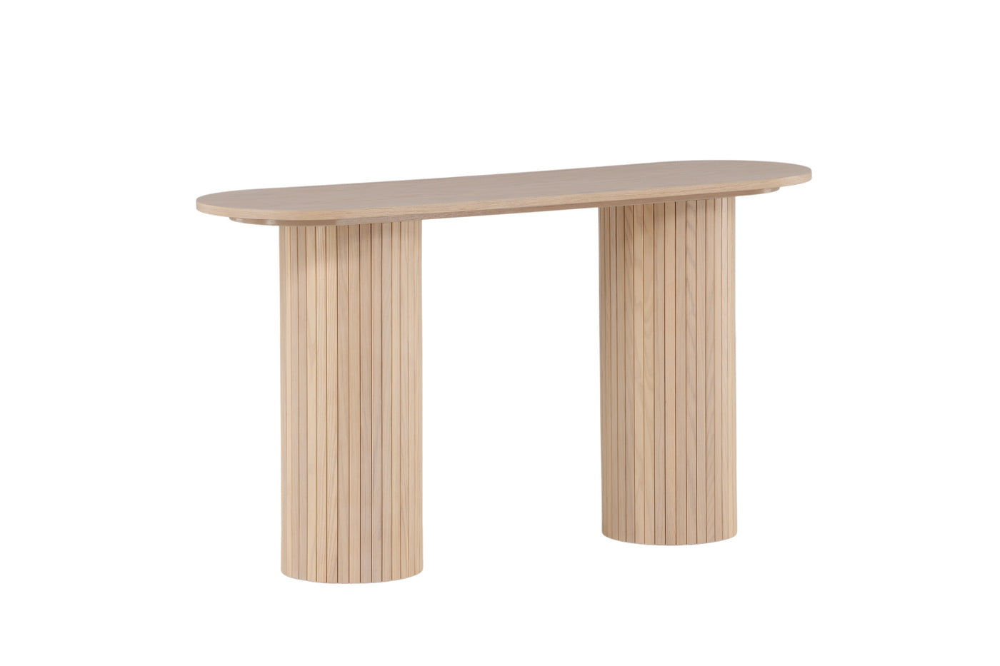 FjÃ´rd - Sidetable Beige 130cm - Fineer - Bianca