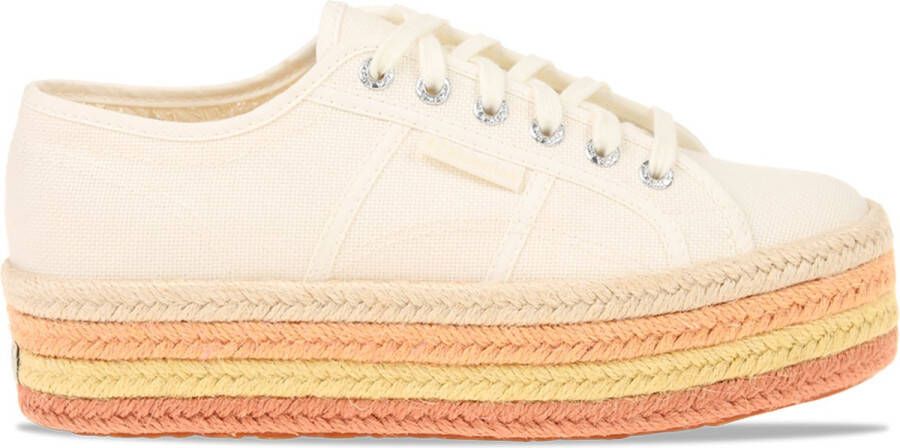 Superga 2790 Multicolor Rope Wit Rood