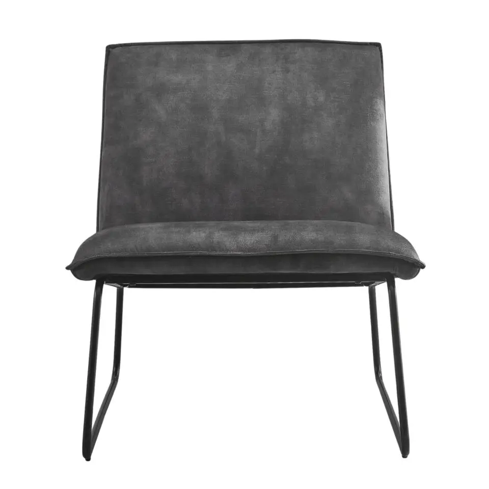 Fauteuil James - Velvet Antraciet