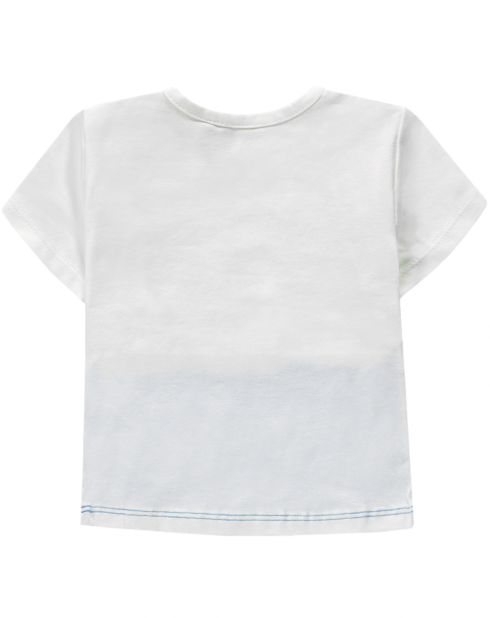 T-Shirt WHALE in white/regatta blue