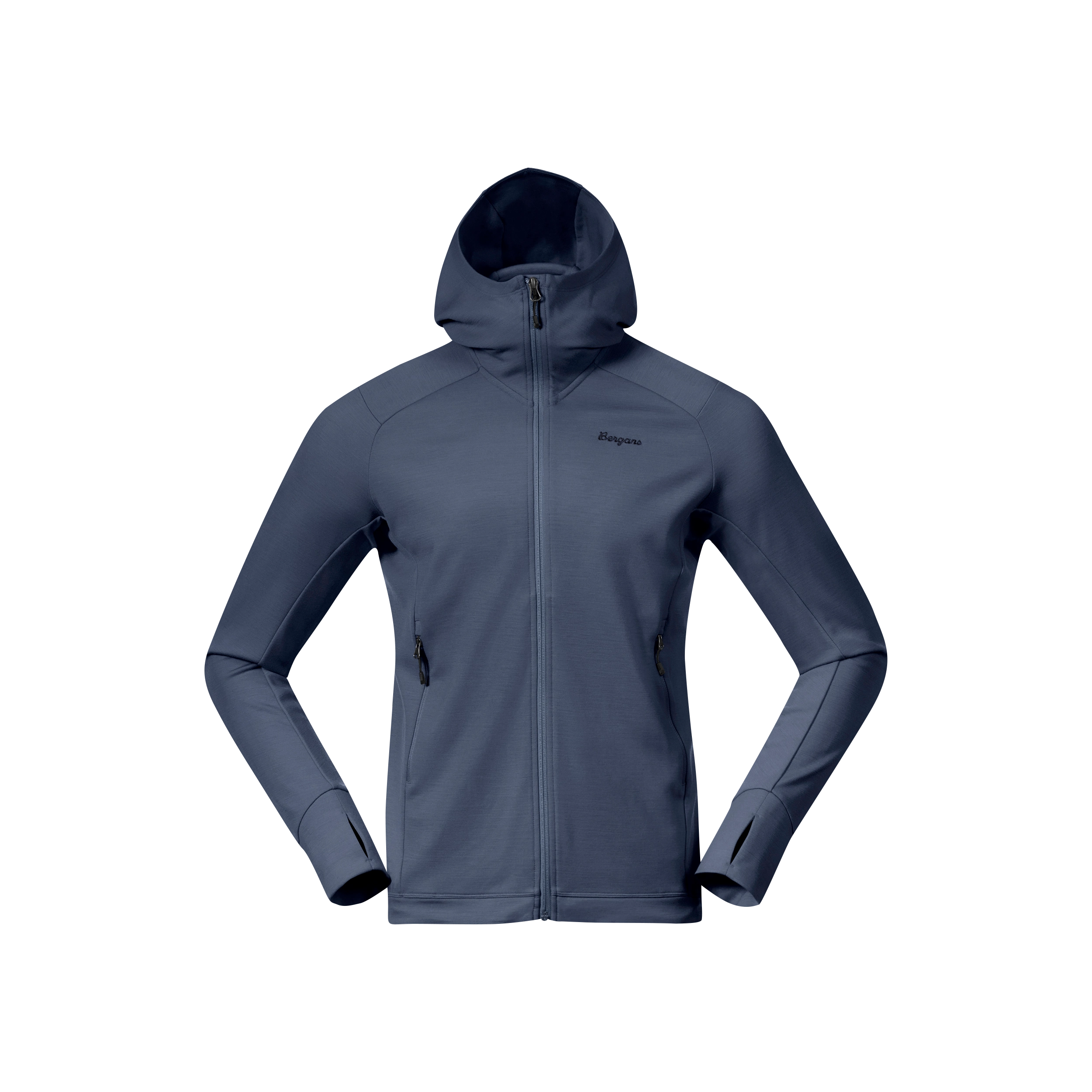 Rabot Merino Tech Midlayer Hoodie Men Granite Blue
