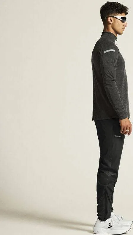 Craft Men's ADV SubZ Wool LS Tee 3 Black-Melange