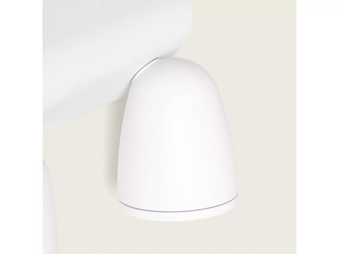 Applique Murale Extérieure LED 12W Aluminio Abel Large 2 Spots Blanc