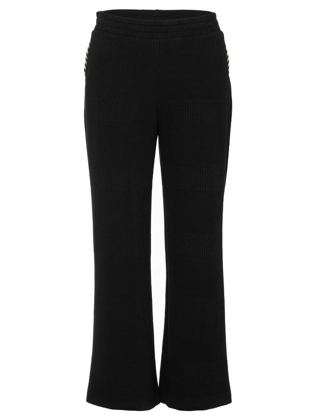 Loungehose Strukturstrick