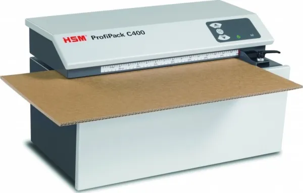 HSM ProfiPack C400 - Papomformer - 415 mm bredde - lysegrå, jerngrå