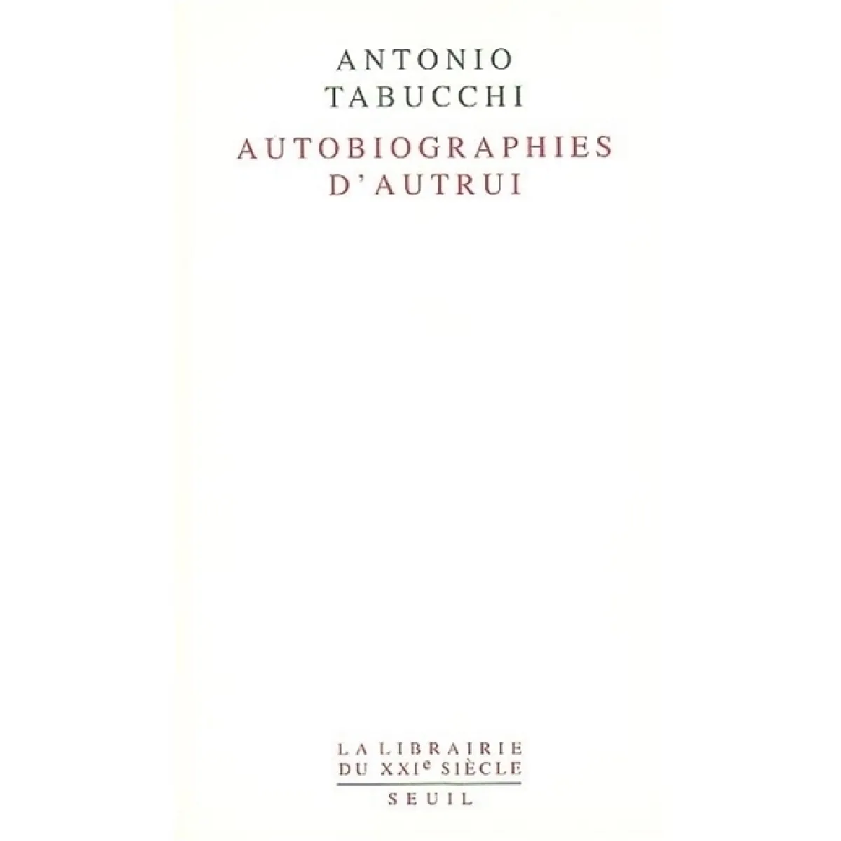 Autobiographies d'autrui : poétiques a posteriori · Occasion