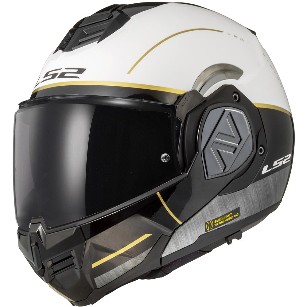 LS2 - Casque FF906 Advant Iron Blanc / Noir / Mat