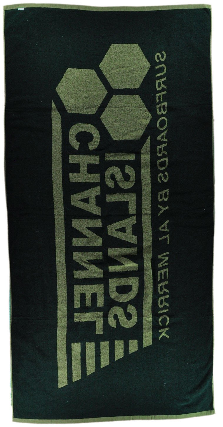 Channel Islands Beach Towel - Black / Olive