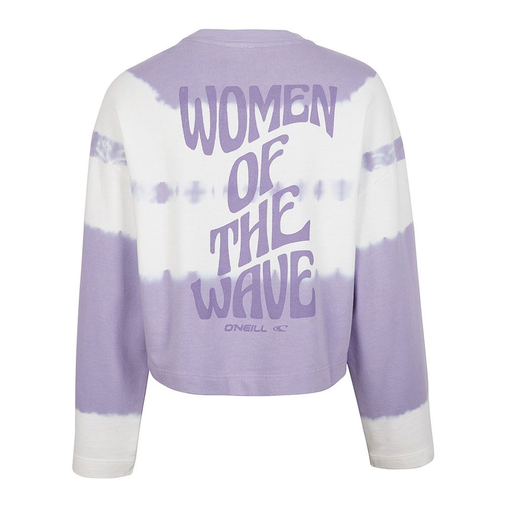 O'Neill WOMEN OF THE WAVE CREW - Sweat Femme purple tie dye
