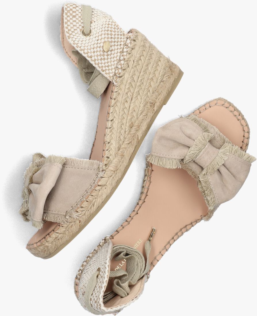 FRED DE LA BRETONIERE taupe fred de la bretoniere espadrilles eve bow