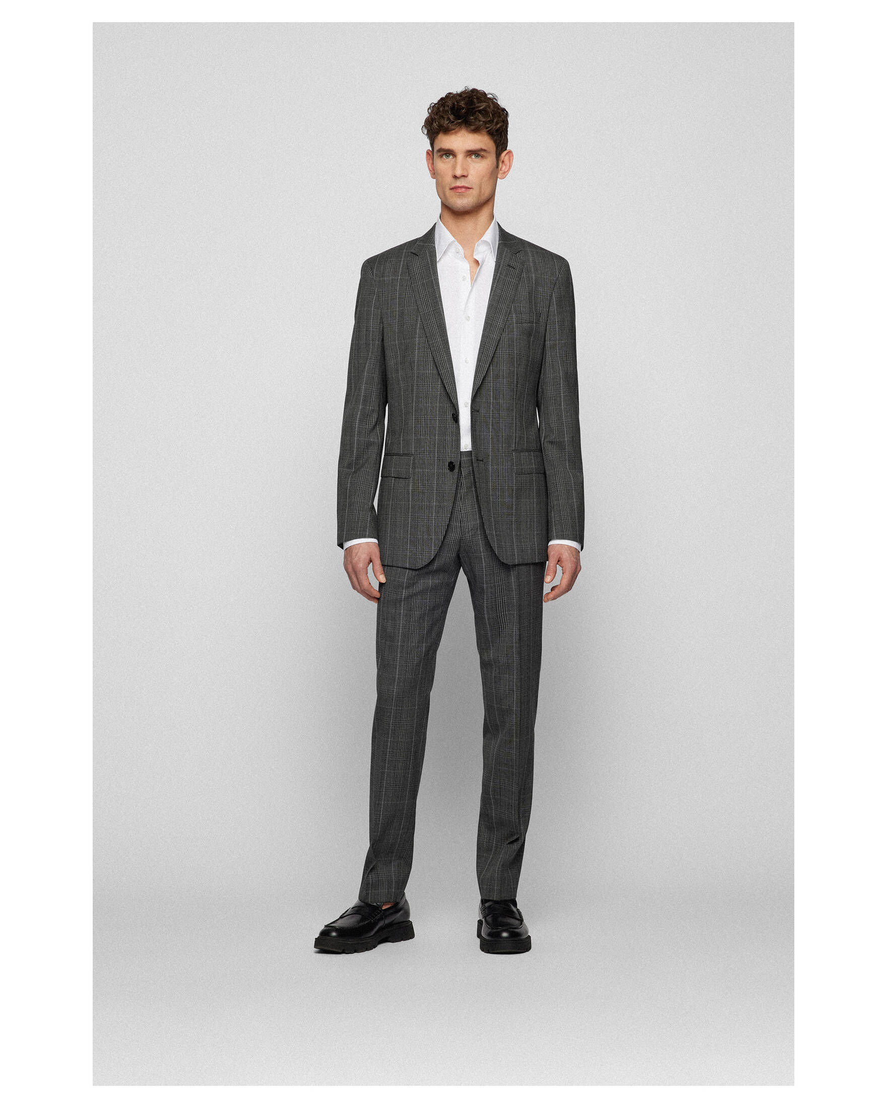 BOSS| Herren Hemd H-HANK-KENT-C1-214 Slim Fit Langarm