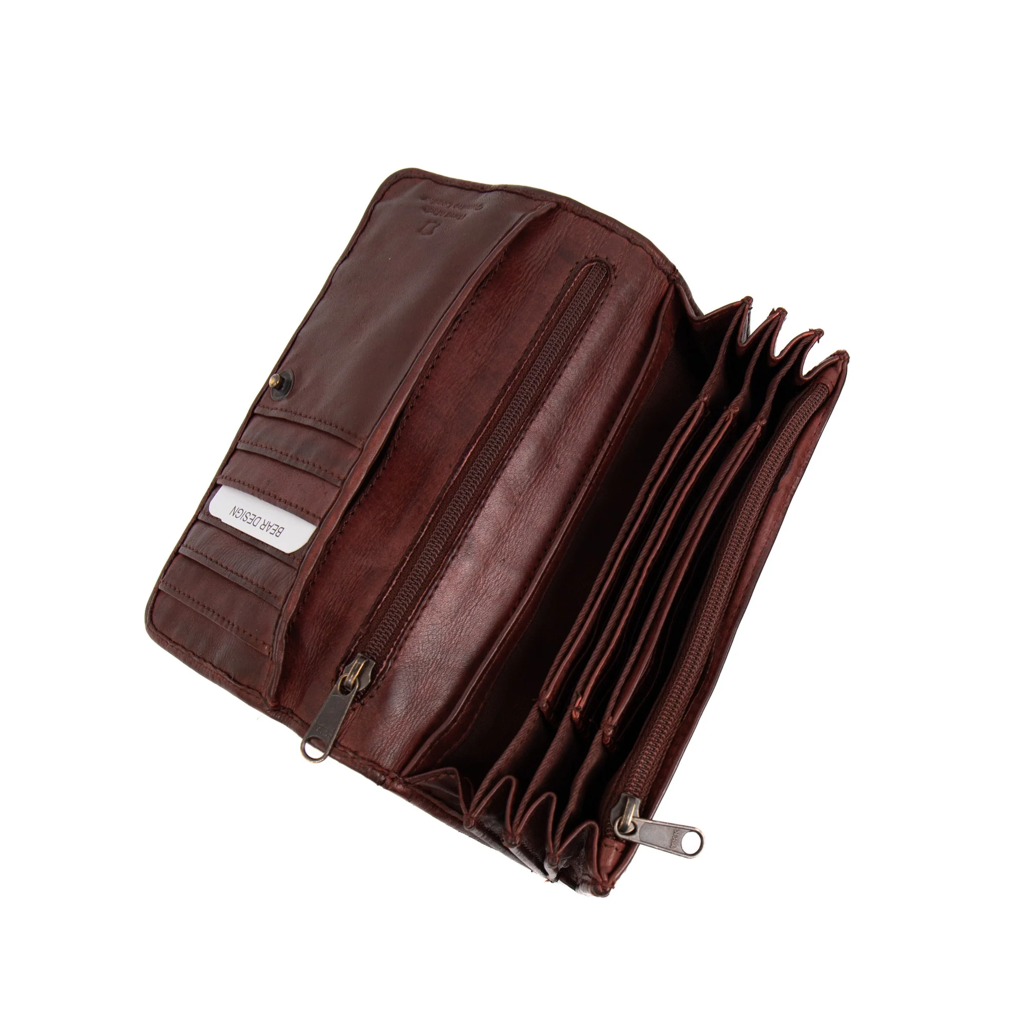 Bear Design Cow Lavato Portemonnee Noor Bordeaux CL9918 RFID