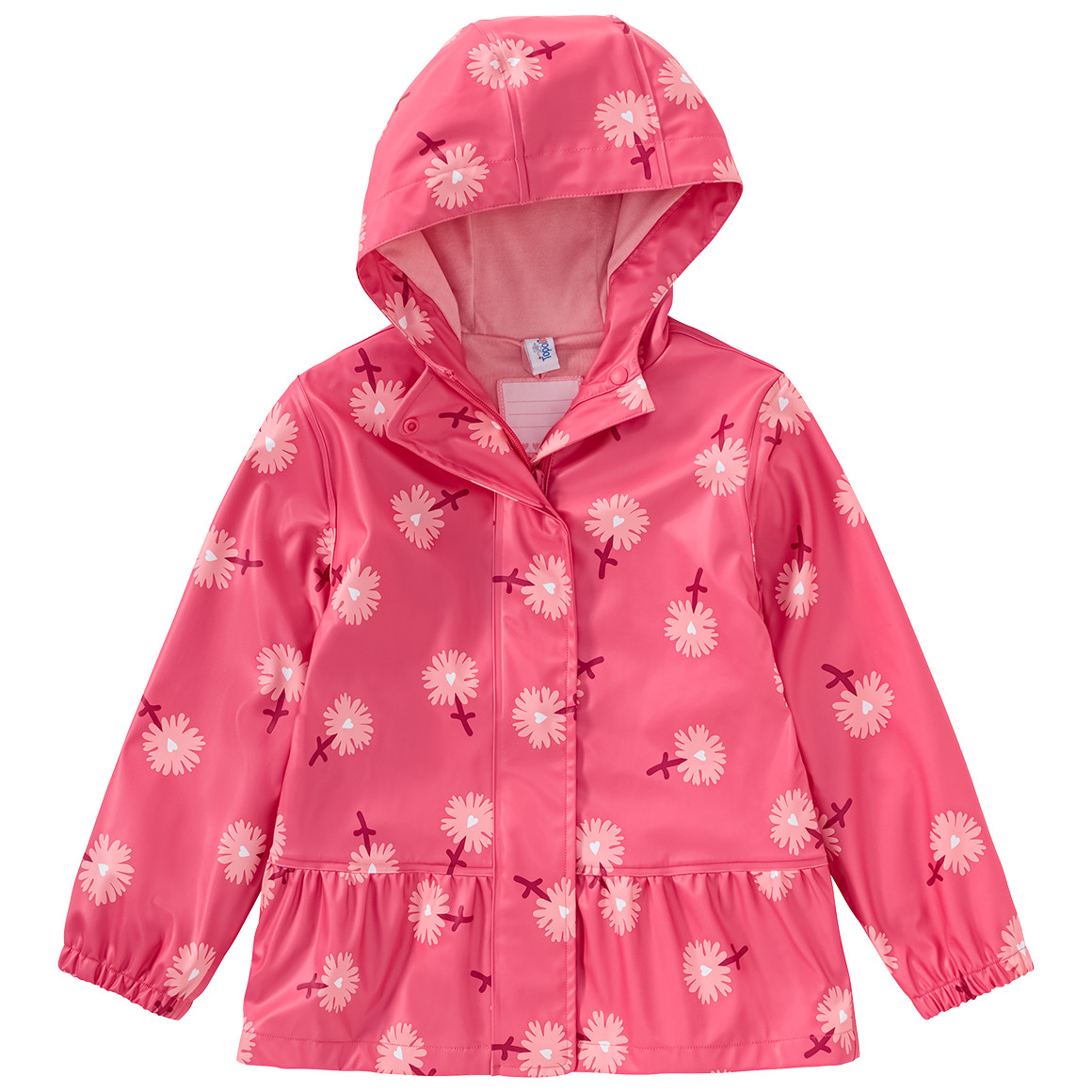 Topolino Mädchen Regenjacke mit Blumen-Allover pink