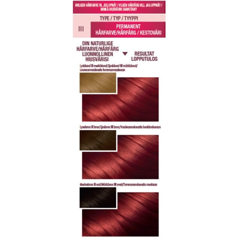 Garnier Color Sensation Intense Permanent Color - 6.60 Intense Ruby