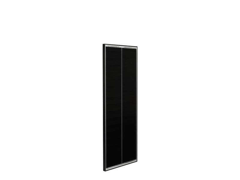 WATTSTUNDE Solarpanel SOLA Frame Black HV 100 Wp Innovatives Solarmodul mit Schindelzellen-Technologie