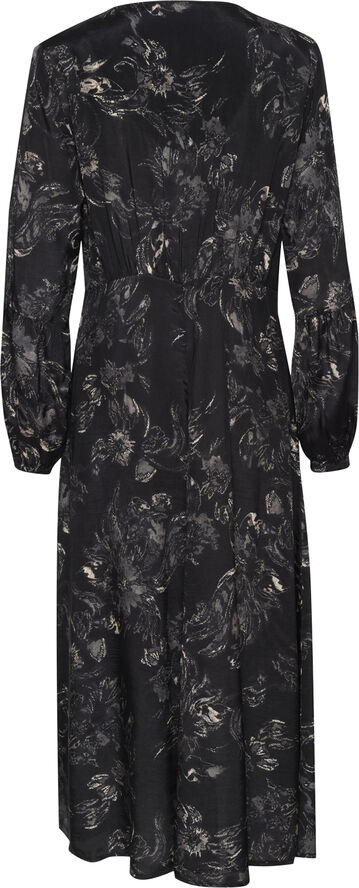 Cream CRLova Dress Black and white abstract flowe
