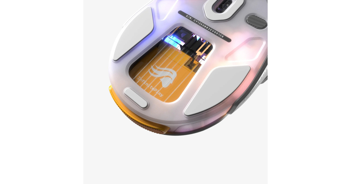 GloriousModel O 3 Wireless gaming muis  (Wit, Tot 30.000 dpi, RGB, USB / 2.4 GHz / Bluetooth)