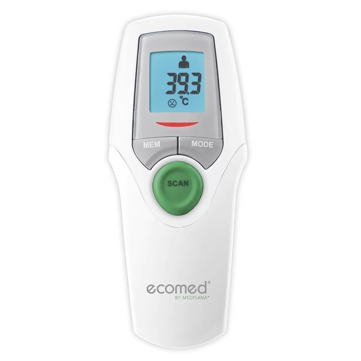 Infrarot-Thermometer Ecomed weiss