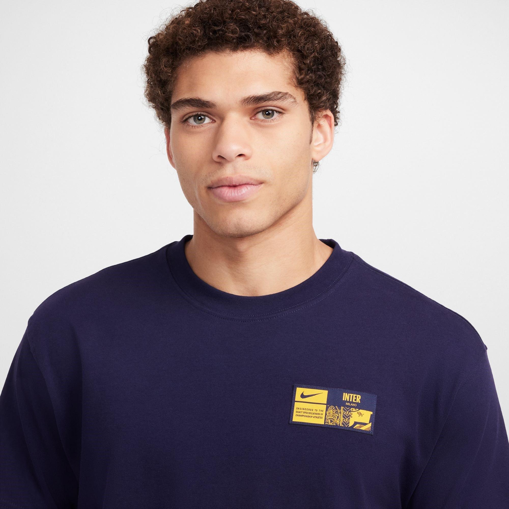 Nike Inter Milan Premium Jocktag Football T Shirt Mens