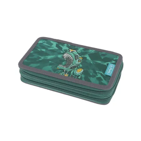 Herlitz Doppel Etui Heavy Metal, 23-teilig