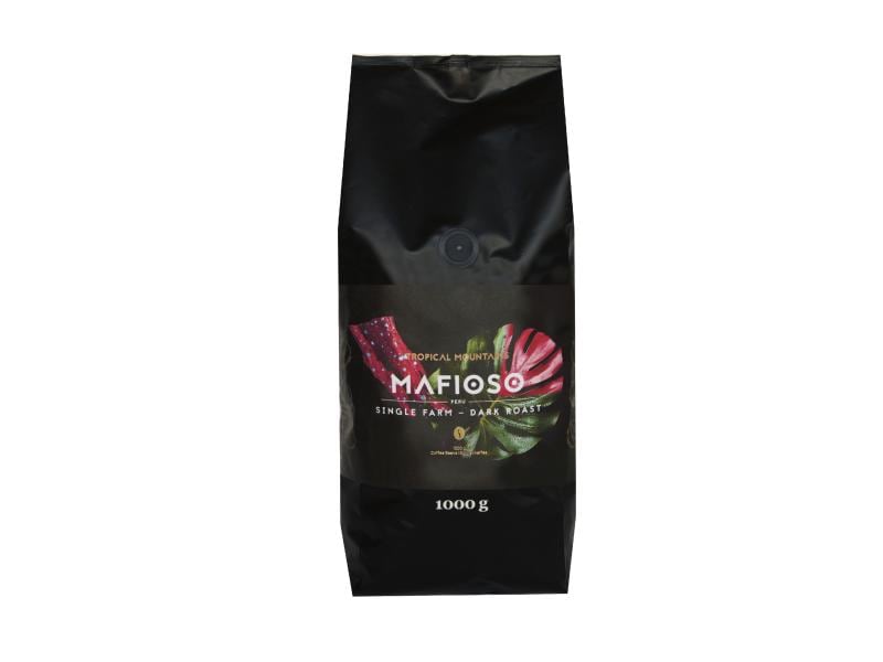 Tropical Mountains Kaffeebohnen Bio Mafioso 1 kg Biologisch zertifizierter Bohnenkaffee aus Peru