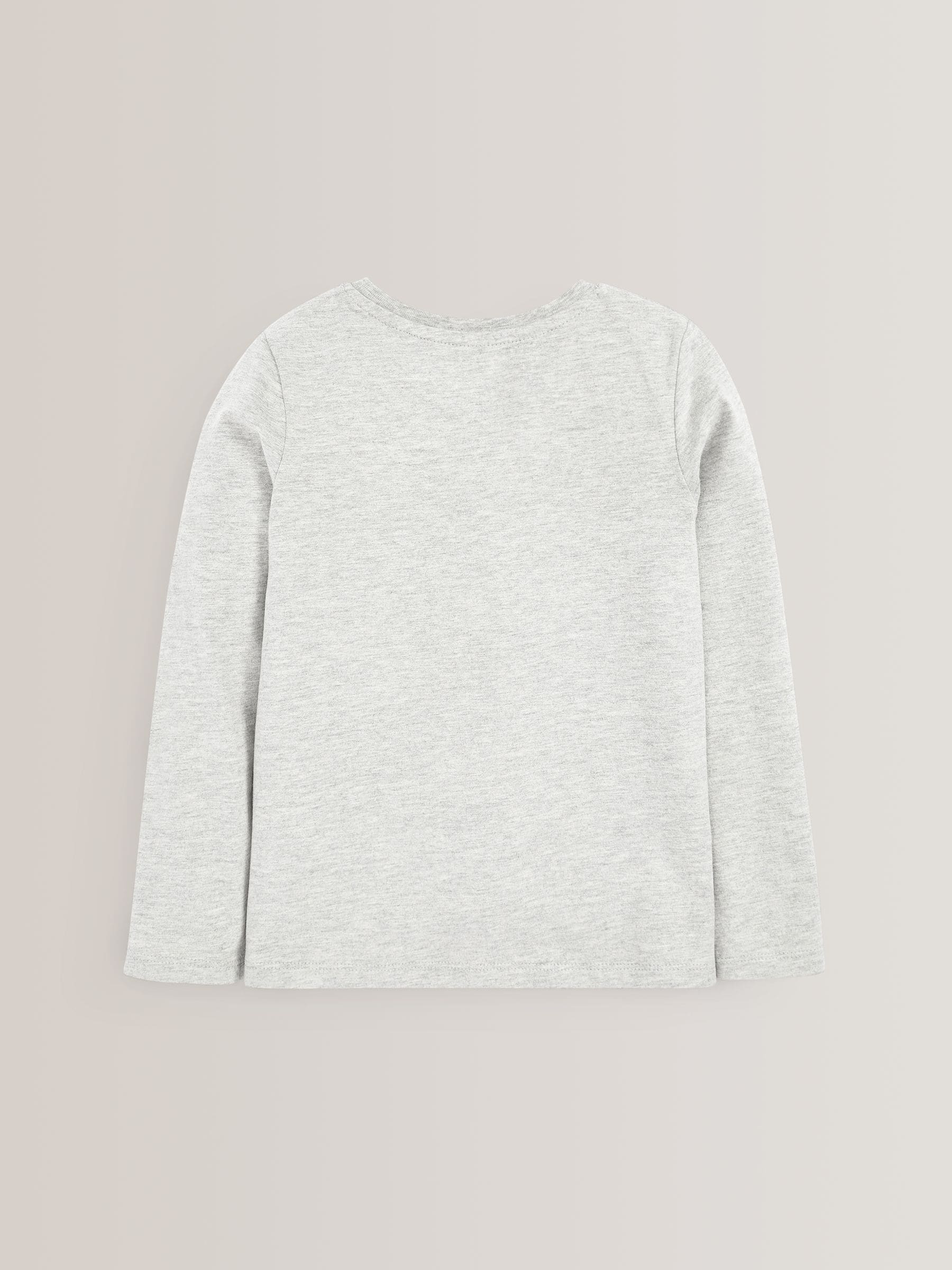 Monochroom - Verpakking van 3 basis T-shirts met lange mouwen (3-16jr)