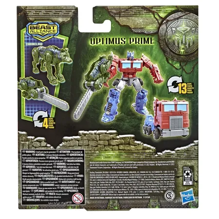Hasbro Transformers: Aufstieg der Bestien Beast Alliance Beast Weaponizers Optimus Prime und Chainclaw