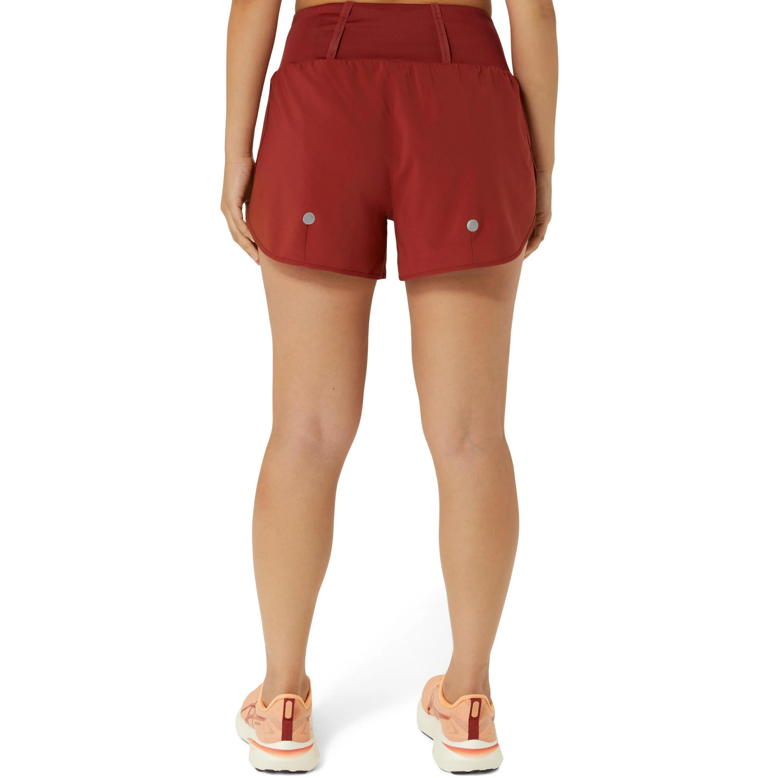 ASICS Road 3.5In Short De Running Femmes - Rouge Foncé