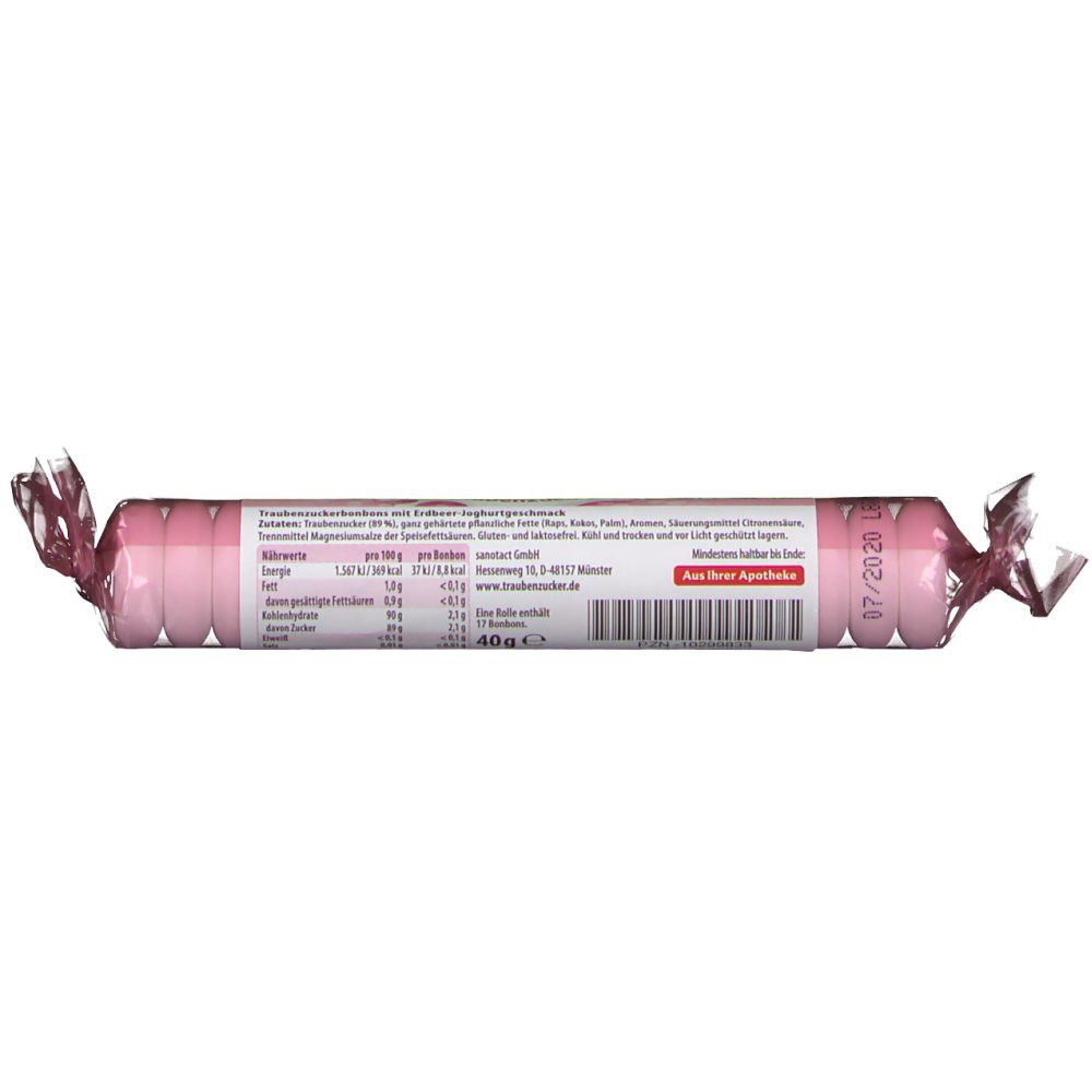 intact Traubenzucker Erdbeere-Joghurt