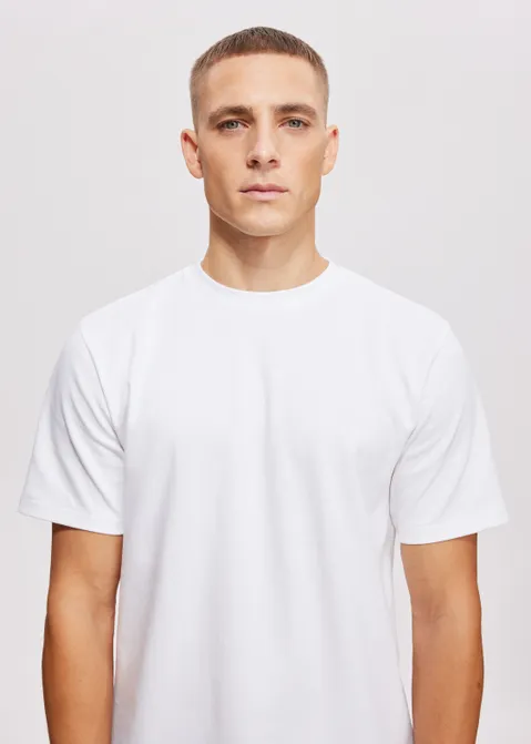 Basic t-shirt wit (WIT)