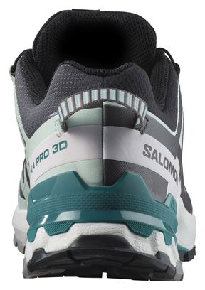 Chaussures de Trail Femme Salomon XA Pro 3D V9 Gore-Tex Noir/Vert/Rose