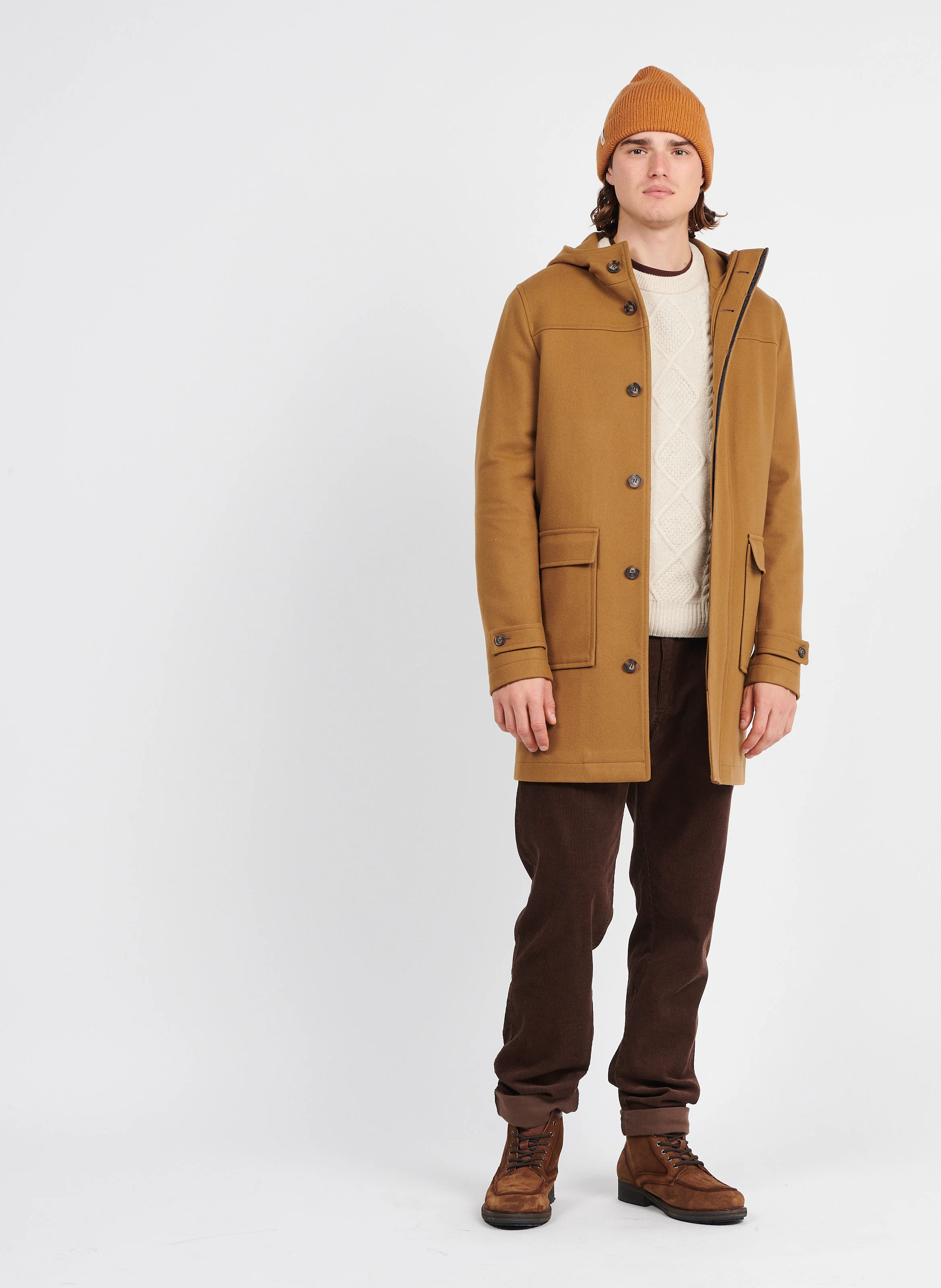 MELTING MED WORKER - Bottines à lacets en cuir | Marron